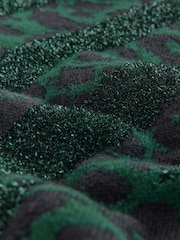 Green Animal Knitted Christmas Jumper - Image 7 of 8