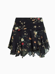 AllSaints Black Erica Kora Skirt - Image 6 of 6