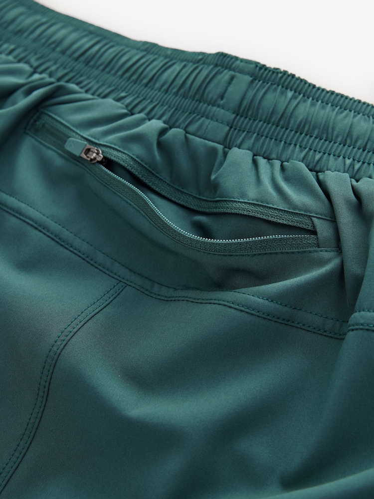 Teal Blue 7 Inch Active Gym Sports Shorts - Image 10 of 10
