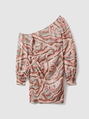 Halston Мини-платья с блестками на плечах - Image 2 of 6