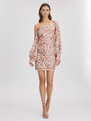 Halston Мини-платья с блестками на плечах - Image 3 of 6
