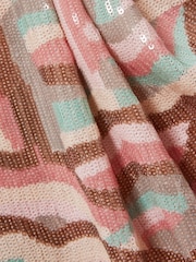 Halston Мини-платья с блестками на плечах - Image 6 of 6