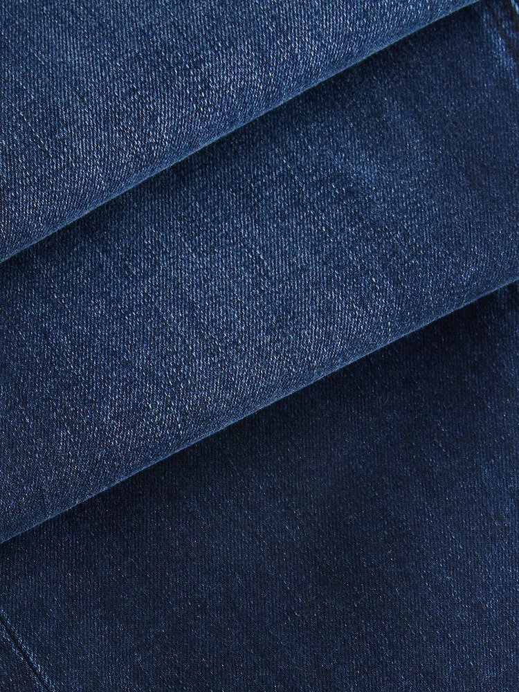 Bardzo ciemny niebieski - Regular Tapered Fit Classic Stretch Jeans - Image 11 of 11