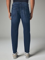 Bardzo ciemny niebieski - Regular Tapered Fit Classic Stretch Jeans - Image 2 of 11