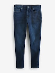 Bardzo ciemny niebieski - Regular Tapered Fit Classic Stretch Jeans - Image 7 of 11