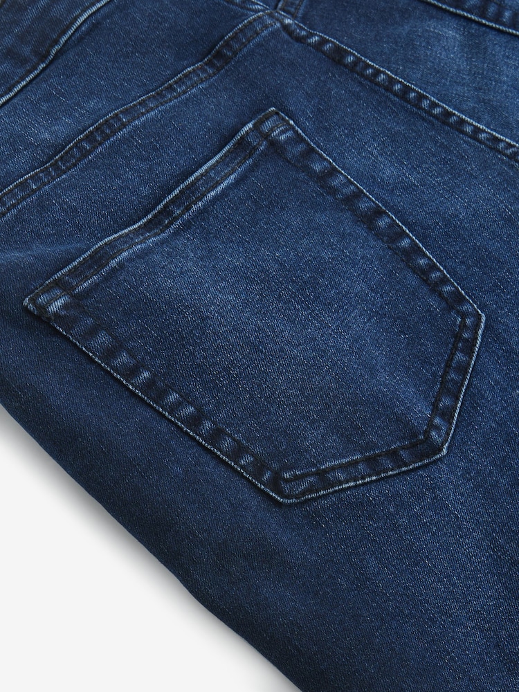 Bardzo ciemny niebieski - Regular Tapered Fit Classic Stretch Jeans - Image 9 of 11