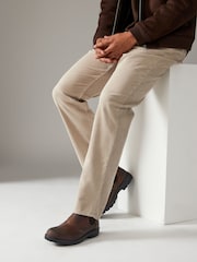 Marrón - Botas Chelsea con diseño impermeable de cuero - Imagen 6 de 6
