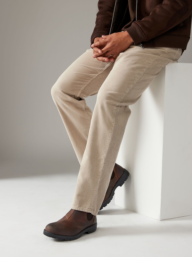 Marrón - Botas Chelsea con diseño impermeable de cuero - Imagen 6 de 6