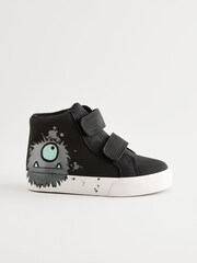 Black Monster Wide Fit (G) Warm Lined Touch Fastening Boots - Image 2 of 9