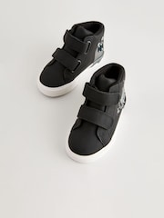Black Monster Wide Fit (G) Warm Lined Touch Fastening Boots - Image 4 of 9