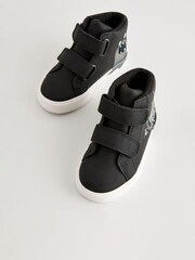 Black Monster Wide Fit (G) Warm Lined Touch Fastening Boots - Image 7 of 9