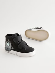Black Monster Wide Fit (G) Warm Lined Touch Fastening Boots - Image 9 of 9