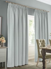 Sophie Allport Blue Stamford Stripe Made to Measure 100% Cotton Curtains - Image 2 of 6