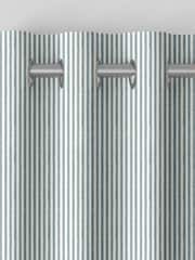 Sophie Allport Blue Stamford Stripe Made to Measure 100% Cotton Curtains - Image 5 of 6