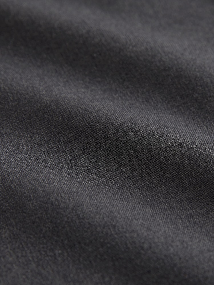 Charcoal Grey Drawstring Waist Tie Front Wide Leg Trousers - Image 7 of 7