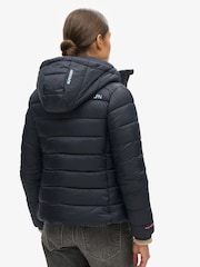 Superdry Blue Hooded Fuji Padded Jacket - Image 6 of 7