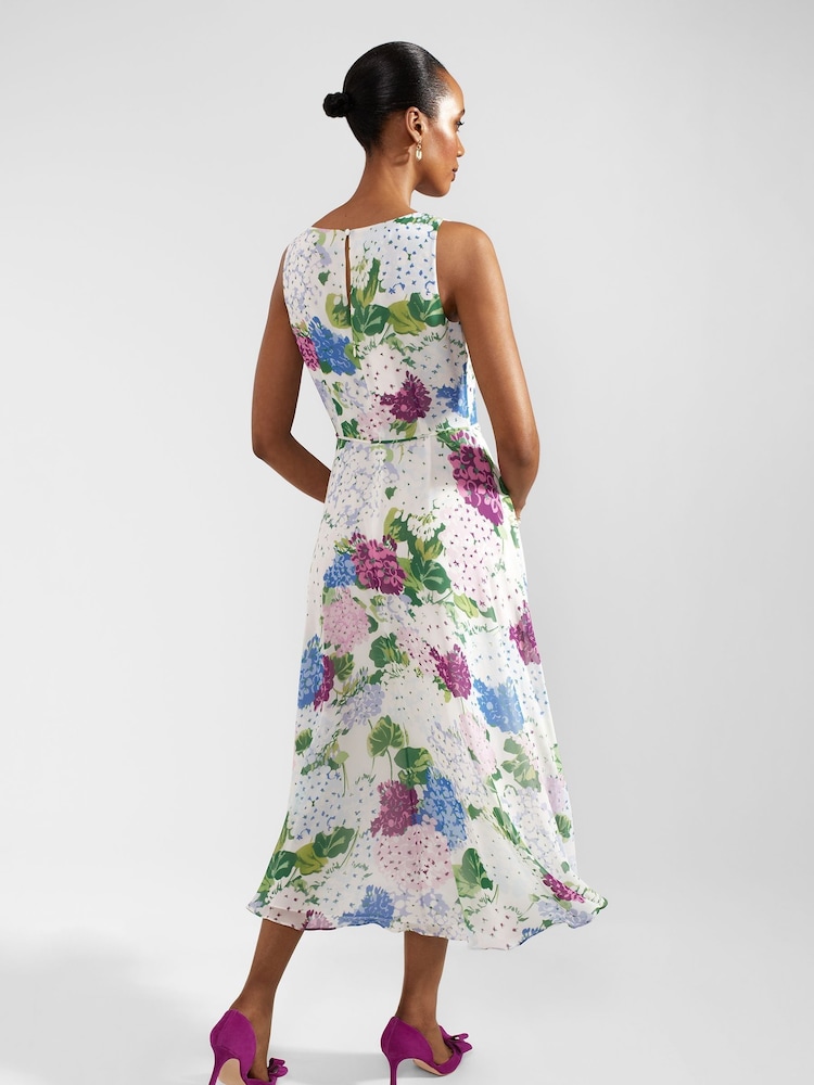 Hobbs White Petite Petite Carly Dress - Image 2 of 4