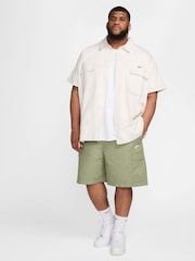 Nike Green 100% Cotton Club Woven Cargo Shorts - Image 1 of 9