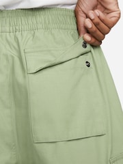 Nike Green 100% Cotton Club Woven Cargo Shorts - Image 8 of 9
