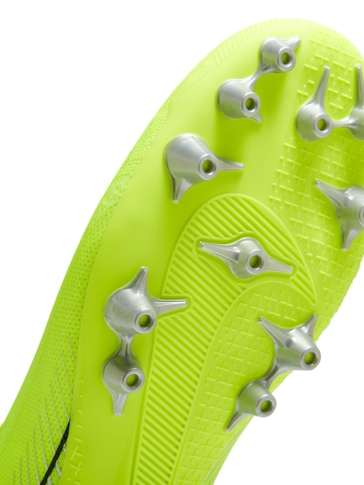 Nike Volt/Black Adults Mercurial Superfly 10 Academy Artificial Ground Football Boots - Image 11 of 11