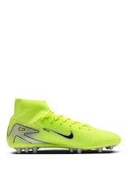 Nike Volt/Black Adults Mercurial Superfly 10 Academy Artificial Ground Football Boots - Image 3 of 11