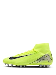 Nike Volt/Black Adults Mercurial Superfly 10 Academy Artificial Ground Football Boots - Image 4 of 11
