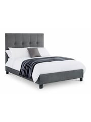 Julian Bowen Slate Linen Sorrento Upholstered Bed - Image 2 of 5
