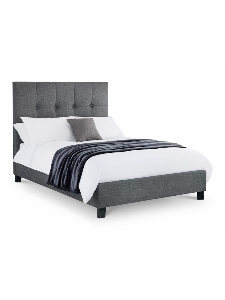 Julian Bowen Slate Linen Sorrento Upholstered Bed - Image 2 of 5
