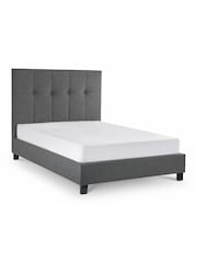 Julian Bowen Slate Linen Sorrento Upholstered Bed - Image 3 of 5