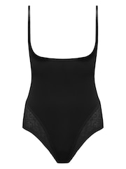 Pour Moi Black Effortless Tummy Control Wear Your Own Bra Body Shapewear - Image 3 of 4