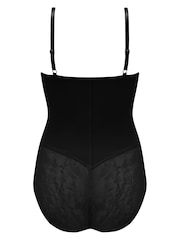 Pour Moi Black Effortless Tummy Control Wear Your Own Bra Body Shapewear - Image 4 of 4