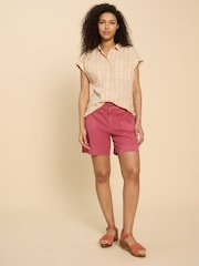 White Stuff Red Mollie Combat Shorts - Image 1 of 6