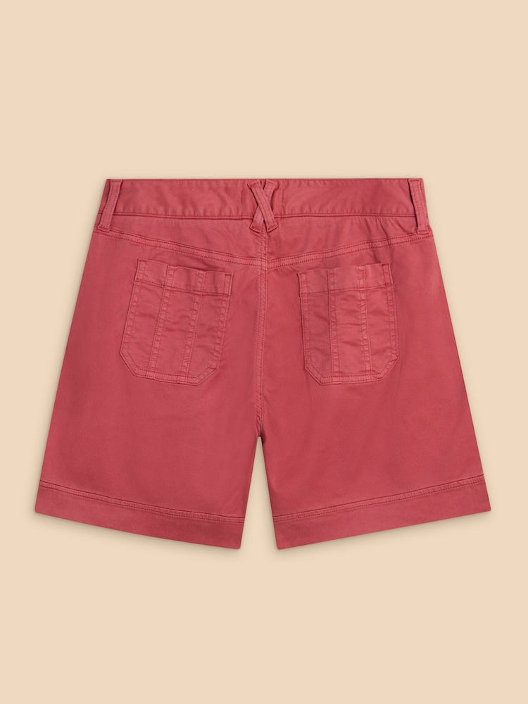 White Stuff Red Mollie Combat Shorts - Image 6 of 6