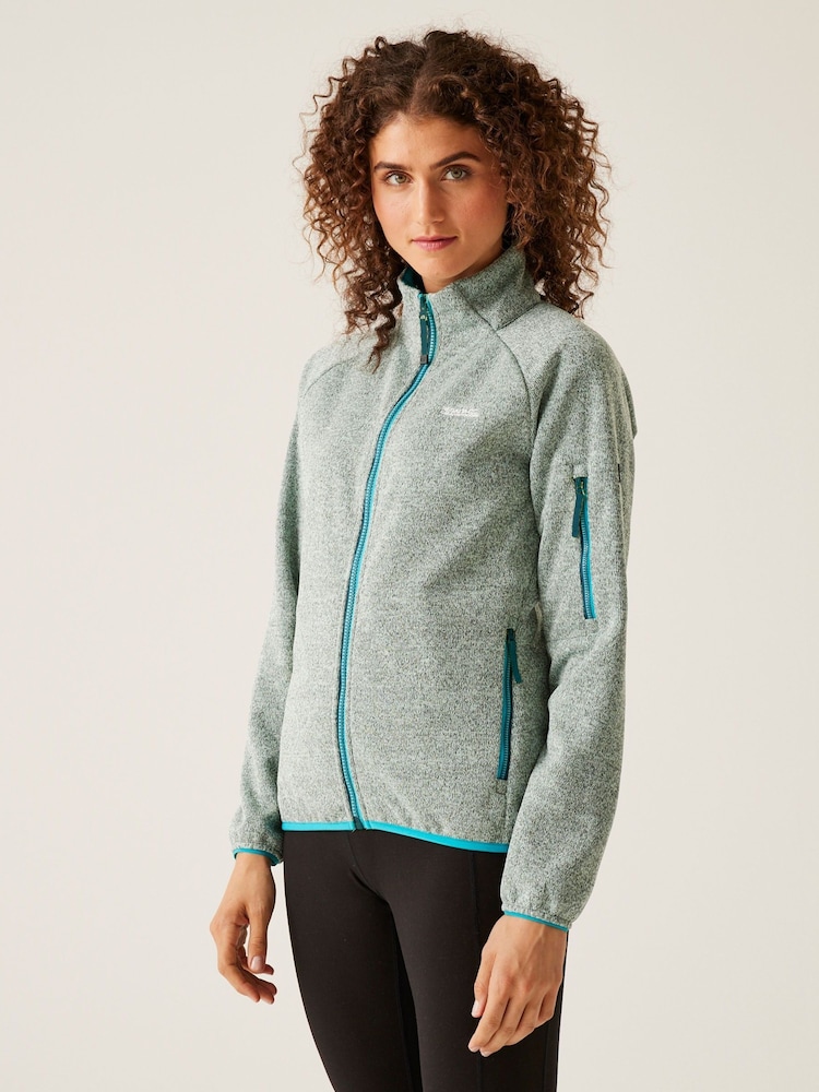 Regatta Green Ravenhill Full Zip Fleece - Image 1 of 7