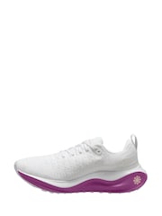 Nike White/Purple Infinity RN 4 Road Running Trainers - Image 2 of 4
