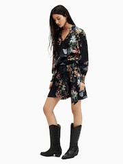 AllSaints Black Maria Sanibel Skirt - Image 1 of 5
