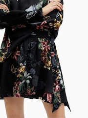AllSaints Black Maria Sanibel Skirt - Image 3 of 5