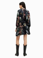 AllSaints Black Maria Sanibel Skirt - Image 4 of 5