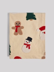 Natural Christmas Character Super Soft Borg Throw Blanket - Image 8 of 9