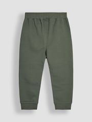 JoJo Maman Bébé Khaki Green Tractor Appliqué Pet in Pocket Knee Joggers - Image 2 of 4