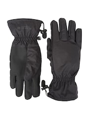 Mountain Warehouse Black Mens Classic Waterproof Gloves - Image 1 of 5
