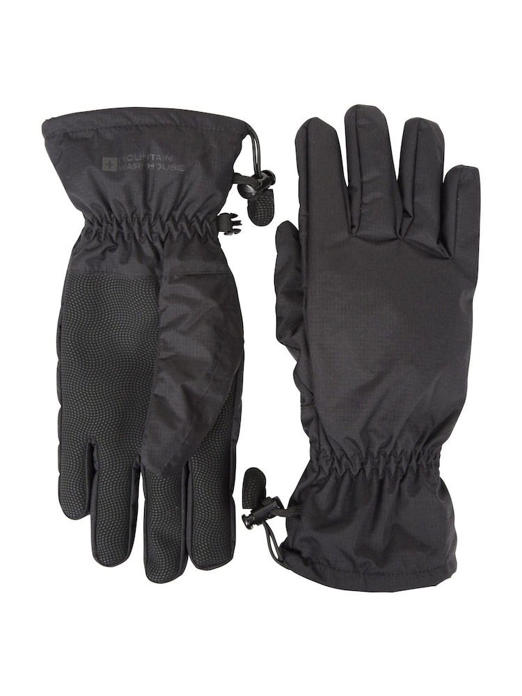 Mountain Warehouse Black Mens Classic Waterproof Gloves - Image 1 of 5