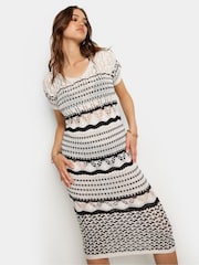 Long Tall Sally Cream Crochet Dress - Image 1 of 5