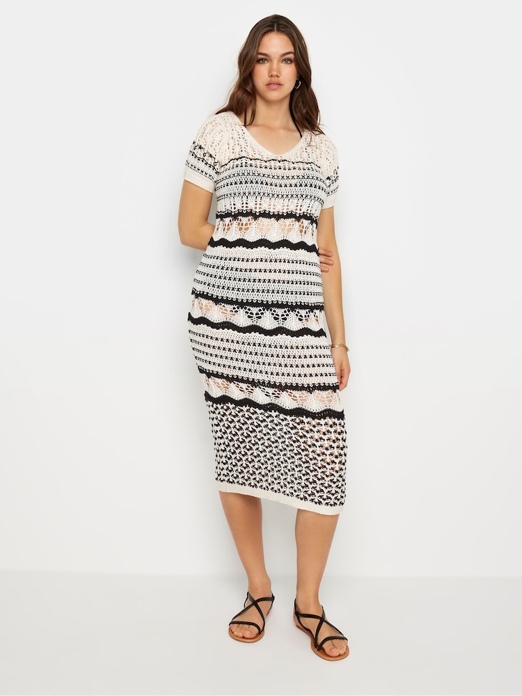 Long Tall Sally Cream Crochet Dress - Image 2 of 5