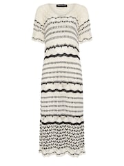 Long Tall Sally Cream Crochet Dress - Image 5 of 5