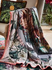 Joe Browns Multi Regal Lion Reversible Throw - Image 1 of 7