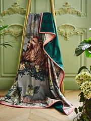 Joe Browns Multi Regal Lion Reversible Throw - Image 5 of 7