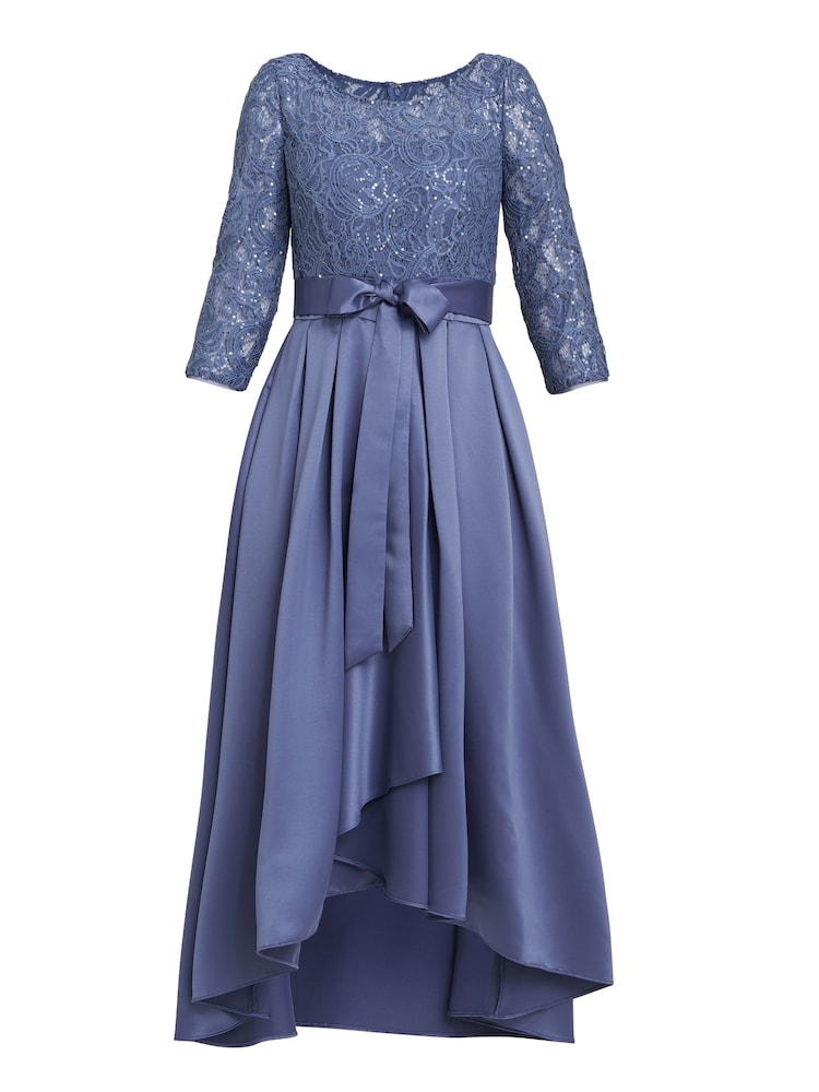 Vestido azul de encaje con lentejuelas Leona de Gina Bacconi - Imagen 6 de 6 Vestido azul de encaje con lentejuelas Leona de Gina Bacconi - Imagen 6 de 6