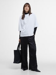 Barbour® International Oversized 100% Cotton Francheca Logo T-Shirt - Image 4 of 6