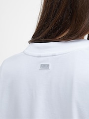 Barbour® International Oversized 100% Cotton Francheca Logo T-Shirt - Image 5 of 6
